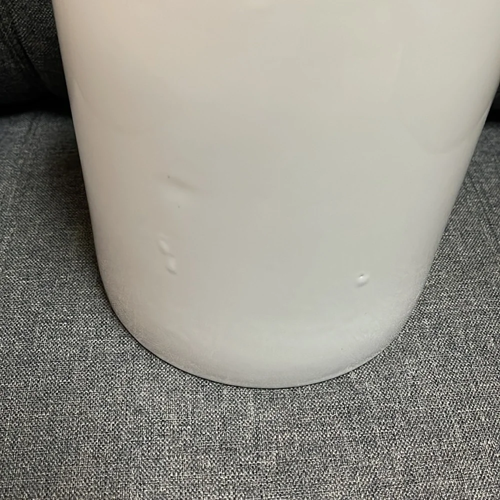 Crate & Barrel Aspen White Canister